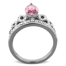 Load image into Gallery viewer, Stainless Steel Marquise Pink SapphireCrown Ring Anillo Para Mujer - Jewelry Store by Erik Rayo
