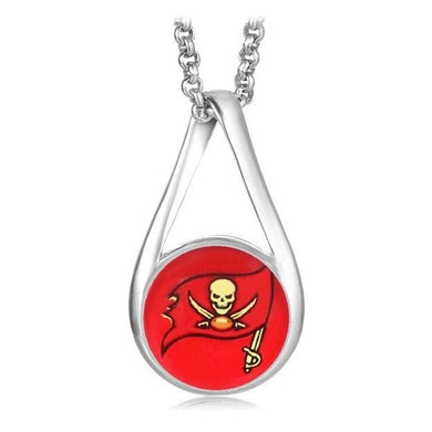 Tampa Bay Buccaneers Jewelry Necklace Womens Mens Kids 925 Sterling Silver Chain Football NFL Team - ErikRayo.com