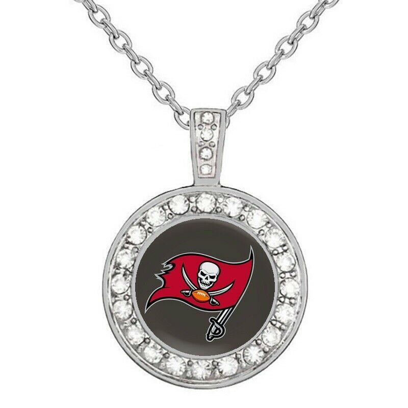 Tampa Bay Buccaneers Necklace Mens Womens 925 Sterling Silver Necklace Football Gift D18 - ErikRayo.com