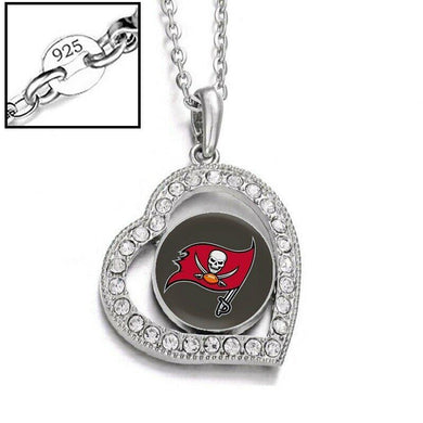 Tampa Bay Buccaneers Necklace Womens 925 Sterling Silver Link Chain Necklace D19 - ErikRayo.com