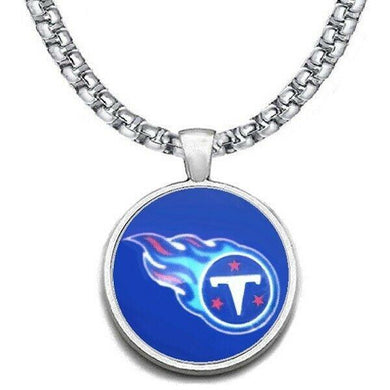 Tennessee Titans Jewelry Necklace Mens Womens Stainless Steel Chain Football NFL Team - ErikRayo.com