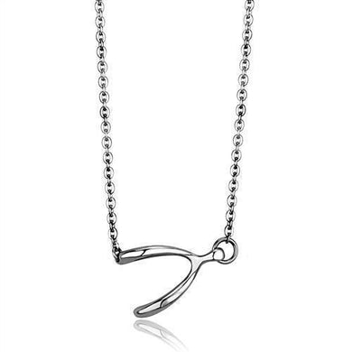 TK2529 - High polished (no plating) Stainless Steel Chain Pendant with No Stone - Jewelry Store by Erik Rayo