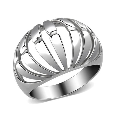 TK3732 High polished Stainless Steel Ring with NoStone in No Stone - Jewelry Store by Erik Rayo