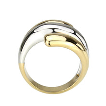 Load image into Gallery viewer, TK3796 - Two Tone IP Gold (Ion Plating) Stainless Steel Ring with NoStone in No Stone - Jewelry Store by Erik Rayo
