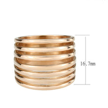 Load image into Gallery viewer, TK3797 - IP Rose Gold(Ion Plating) Stainless Steel Ring with NoStone in No Stone - Jewelry Store by Erik Rayo
