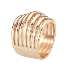 Load image into Gallery viewer, TK3797 - IP Rose Gold(Ion Plating) Stainless Steel Ring with NoStone in No Stone - Jewelry Store by Erik Rayo
