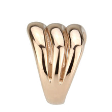 Load image into Gallery viewer, TK3799 - IP Rose Gold(Ion Plating) Stainless Steel Ring with NoStone in No Stone - ErikRayo.com
