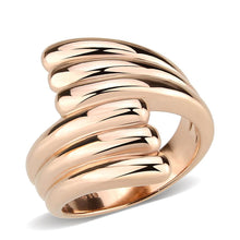 Load image into Gallery viewer, TK3800 - IP Rose Gold(Ion Plating) Stainless Steel Ring with NoStone in No Stone - Jewelry Store by Erik Rayo
