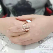 Load image into Gallery viewer, TK3800 - IP Rose Gold(Ion Plating) Stainless Steel Ring with NoStone in No Stone - ErikRayo.com
