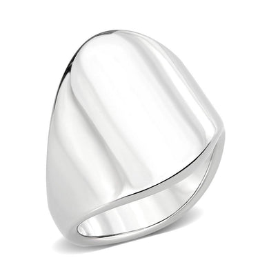 TK3801 - High polished (no plating) Stainless Steel Ring with NoStone in No Stone - Jewelry Store by Erik Rayo