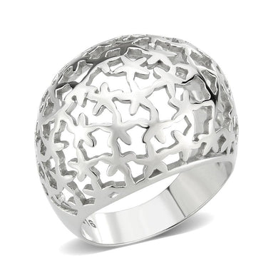 TK3802 - High polished (no plating) Stainless Steel Ring with NoStone in No Stone - Jewelry Store by Erik Rayo