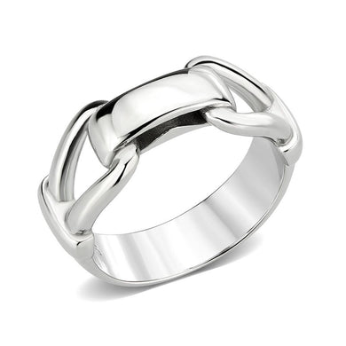 TK3803 - High polished (no plating) Stainless Steel Ring with NoStone in No Stone - Jewelry Store by Erik Rayo