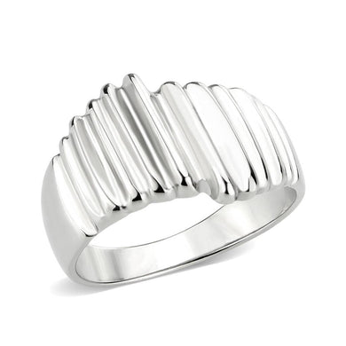 TK3804 - High polished (no plating) Stainless Steel Ring with NoStone in No Stone - Jewelry Store by Erik Rayo