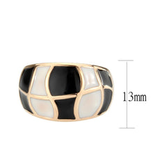 Load image into Gallery viewer, TK3827 - IP Rose Gold(Ion Plating) Stainless Steel Ring with NoStone in No Stone - Jewelry Store by Erik Rayo

