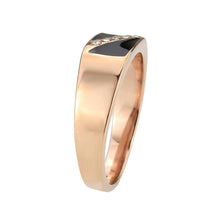 Load image into Gallery viewer, TK3831 - IP Rose Gold(Ion Plating) Stainless Steel Ring with Top Grade Crystal in Clear - Jewelry Store by Erik Rayo
