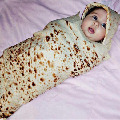 Tortilla Burrito Blanket For Baby and Adult - Jewelry Store by Erik Rayo