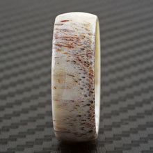 Load image into Gallery viewer, Mens Wedding Band Rings for Men Wedding Rings for Womens / Mens Rings Unique Genuine Deer Antler Wedding Band - Jewelry Store by Erik Rayo
