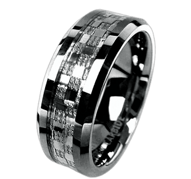 Tungsten Rings for Men Wedding Bands for Him Womens Wedding Bands for Her 6mm Wedding Band 925 Siver Center - ErikRayo.com