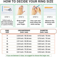 Load image into Gallery viewer, Tungsten Rings for Men Wedding Bands for Him Womens Wedding Bands for Her 8mm Band Sizes 7-15 9mm CZ - Jewelry Store by Erik Rayo
