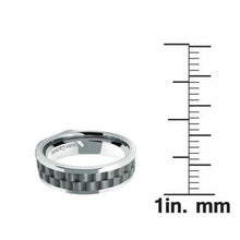 Load image into Gallery viewer, Tungsten Rings for Men Wedding Bands for Him Womens Wedding Bands for Her 8mm Double Coinedge Center - Jewelry Store by Erik Rayo
