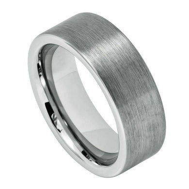 Tungsten Rings for Men Wedding Bands for Him Womens Wedding Bands for Her 8mm Sizes 7-15 8mm - Jewelry Store by Erik Rayo