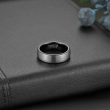 Load image into Gallery viewer, Tungsten Carbide Wedding Band Rings 6mm Matte Brushed Comfort Fit Size 4-15 - Jewelry Store by Erik Rayo
