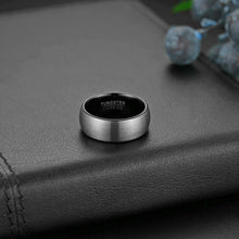 Load image into Gallery viewer, Tungsten Carbide Wedding Band Rings 8mm Matte Brushed Comfort Fit Size 4-15 - Jewelry Store by Erik Rayo
