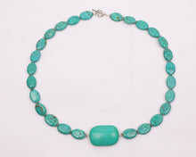 Load image into Gallery viewer, Turquoise Necklace Large Main Bead - Jewelry Store by Erik Rayo
