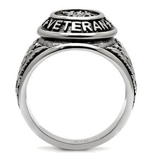 Load image into Gallery viewer, Silver Veterans Military Ring for Men and Women Unisex Stainless Steel Class Ring - Jewelry Store by Erik Rayo

