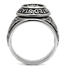 Load image into Gallery viewer, US Veterans Ring for Men and Women Unisex Stainless Steel Military Patriotic Ring in Silver - Jewelry Store by Erik Rayo

