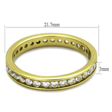 Load image into Gallery viewer, Wedding Rings for Women Engagement Cubic Zirconia Promise Ring Set for Her in Gold Tone 316L Stainless Steel Ring Forza - Jewelry Store by Erik Rayo
