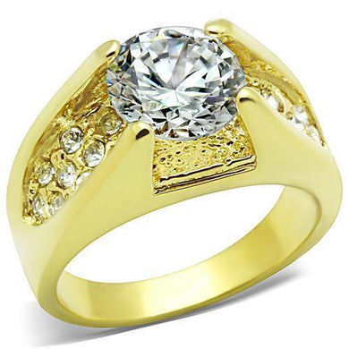 Wedding Rings for Women Engagement Cubic Zirconia Promise Ring Set for Her in Gold Tone Bela - Jewelry Store by Erik Rayo