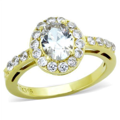 Wedding Rings for Women Engagement Cubic Zirconia Promise Ring Set for Her in Gold Tone Carpi - Jewelry Store by Erik Rayo