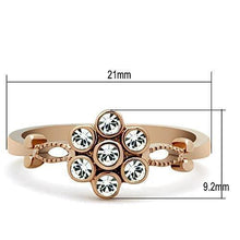Load image into Gallery viewer, Wedding Rings for Women Engagement Cubic Zirconia Promise Ring Set for Her in Rose Gold Tone Marino - Jewelry Store by Erik Rayo
