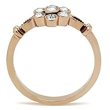 Load image into Gallery viewer, Wedding Rings for Women Engagement Cubic Zirconia Promise Ring Set for Her in Rose Gold Tone Marino - Jewelry Store by Erik Rayo
