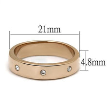 Load image into Gallery viewer, Wedding Rings for Women Engagement Cubic Zirconia Promise Ring Set for Her in Rose Gold Tone Melfi - Jewelry Store by Erik Rayo
