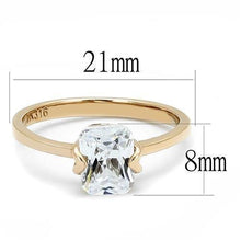 Load image into Gallery viewer, Wedding Rings for Women Engagement Cubic Zirconia Promise Ring Set for Her in Rose Gold Tone Teramo - Jewelry Store by Erik Rayo
