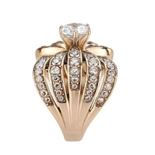 Load image into Gallery viewer, Wedding Rings for Women Engagement Cubic Zirconia Promise Ring Set for Her in Rose Gold Tone TK3786 - Jewelry Store by Erik Rayo
