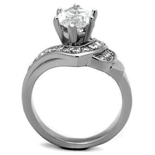 Load image into Gallery viewer, Wedding Rings for Women Engagement Cubic Zirconia Promise Ring Set for Her in Silver Tone BA - Jewelry Store by Erik Rayo
