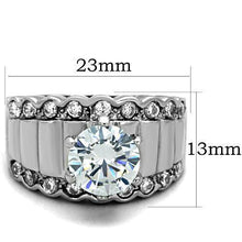 Load image into Gallery viewer, Wedding Rings for Women Engagement Cubic Zirconia Promise Ring Set for Her in Silver Tone Brisbane - Jewelry Store by Erik Rayo
