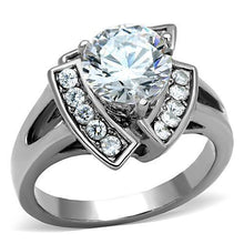 Load image into Gallery viewer, Wedding Rings for Women Engagement Cubic Zirconia Promise Ring Set for Her in Silver Tone Busan - Jewelry Store by Erik Rayo
