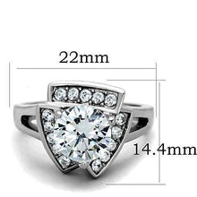 Load image into Gallery viewer, Wedding Rings for Women Engagement Cubic Zirconia Promise Ring Set for Her in Silver Tone Busan - Jewelry Store by Erik Rayo
