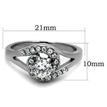 Load image into Gallery viewer, Wedding Rings for Women Engagement Cubic Zirconia Promise Ring Set for Her in Silver Tone Cairo - Jewelry Store by Erik Rayo
