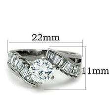 Load image into Gallery viewer, Wedding Rings for Women Engagement Cubic Zirconia Promise Ring Set for Her in Silver Tone Caracas - Jewelry Store by Erik Rayo
