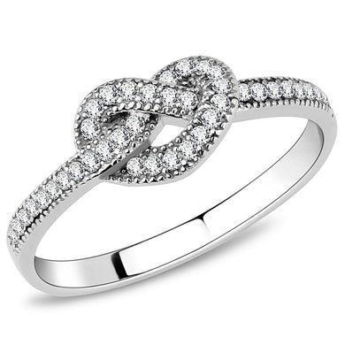 Wedding Rings for Women Engagement Cubic Zirconia Promise Ring Set for Her in Silver Tone DA053 - ErikRayo.com