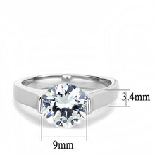 Load image into Gallery viewer, Wedding Rings for Women Engagement Cubic Zirconia Promise Ring Set for Her in Silver Tone Eboli - ErikRayo.com
