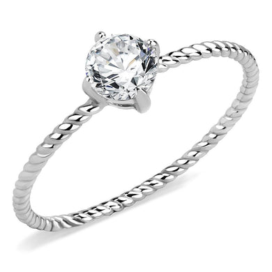 Wedding Rings for Women Engagement Cubic Zirconia Promise Ring Set for Her in Silver Tone - Jewelry Store by Erik Rayo