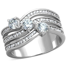 Load image into Gallery viewer, Wedding Rings for Women Engagement Cubic Zirconia Promise Ring Set for Her in Silver Tone Fortaleza - Jewelry Store by Erik Rayo
