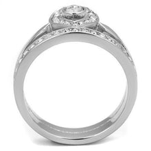 Load image into Gallery viewer, Wedding Rings for Women Engagement Cubic Zirconia Promise Ring Set for Her in Silver Tone Fuerza - Jewelry Store by Erik Rayo
