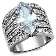 Load image into Gallery viewer, Wedding Rings for Women Engagement Cubic Zirconia Promise Ring Set for Her in Silver Tone Havana - Jewelry Store by Erik Rayo
